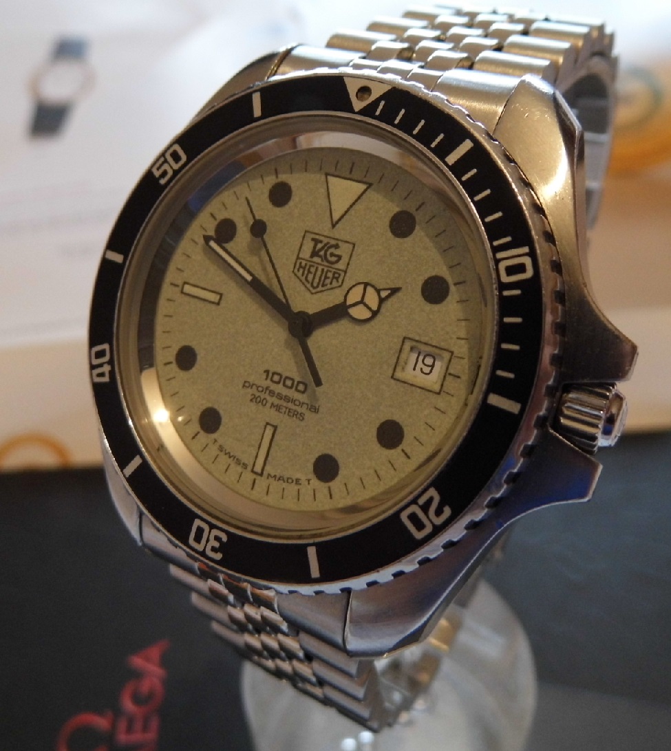 Tag Heuer Vintage 1000 Divers, Lume Dial, Bracelet