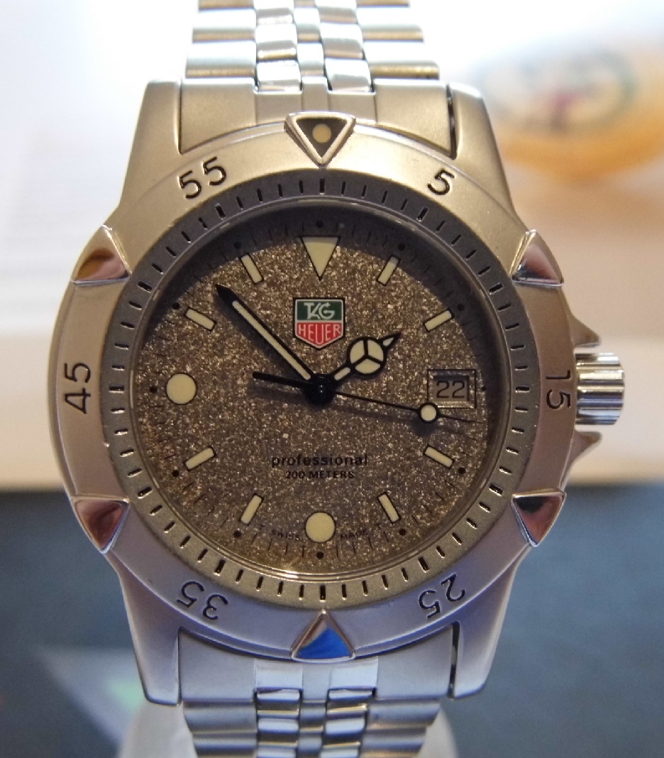 Tag Heuer Professional, Granite Dial, Steel Bracelet