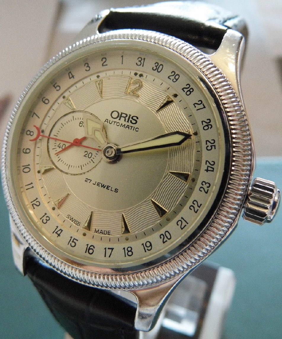 Oris Big Crown Commander, Silver Dial, Leather Strap 