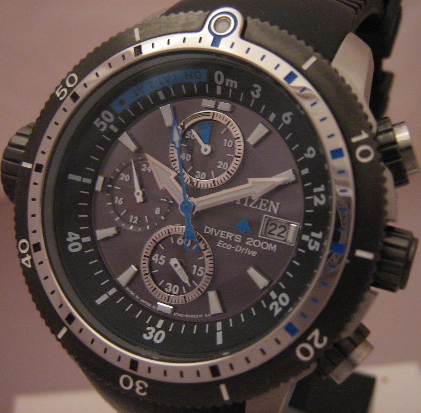 Citizen Promaster Aqualand Eco Drive, Grey Dial, Rubber Strap