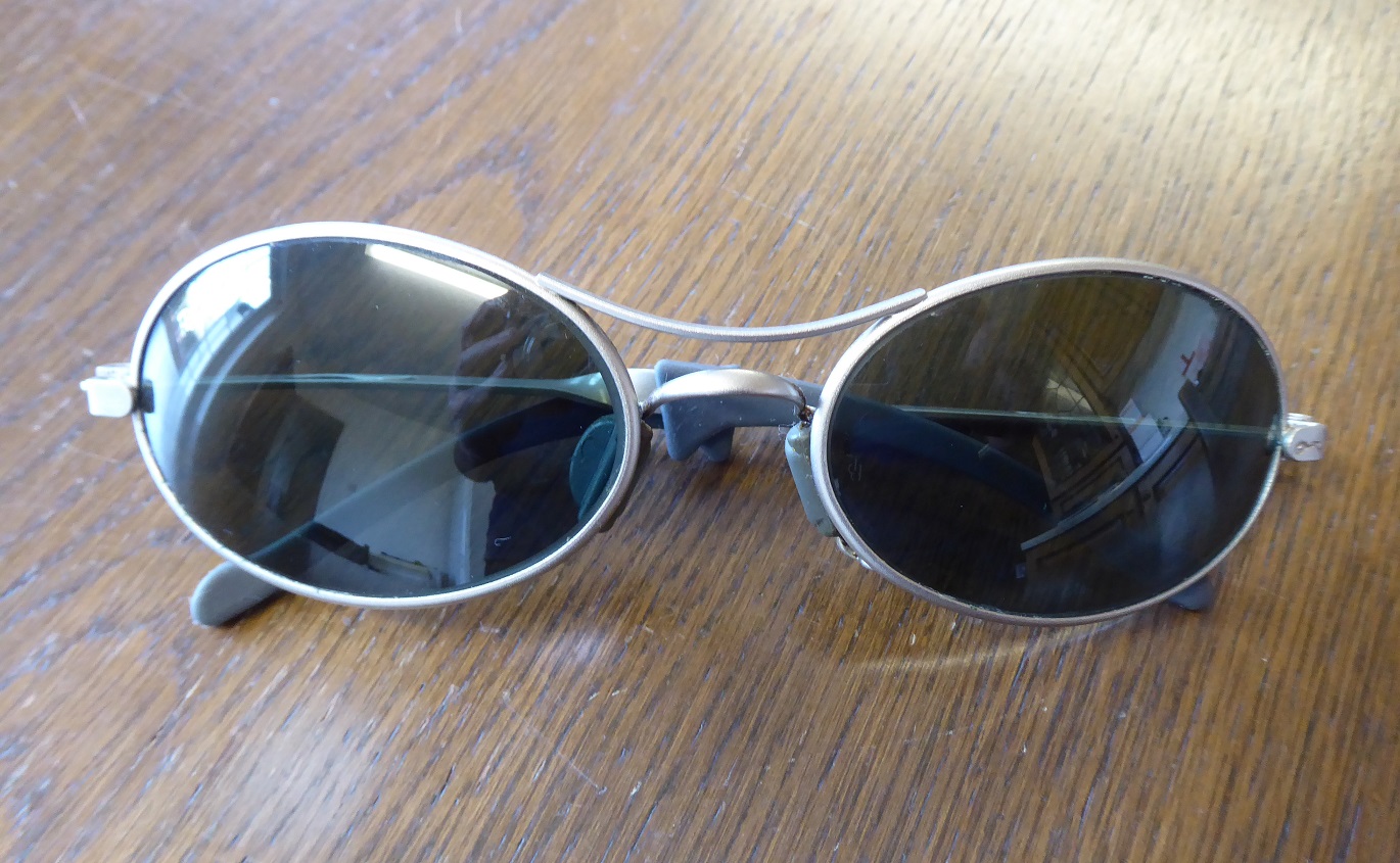 Ray Ban Orbs Ellipse Oval Sunglasses