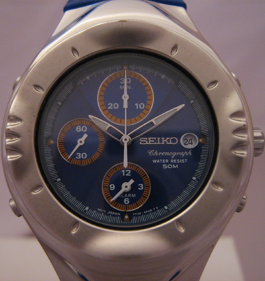 Seiko Macchina Sportiva Giugiaro, Blue Dial, Rubber Strap