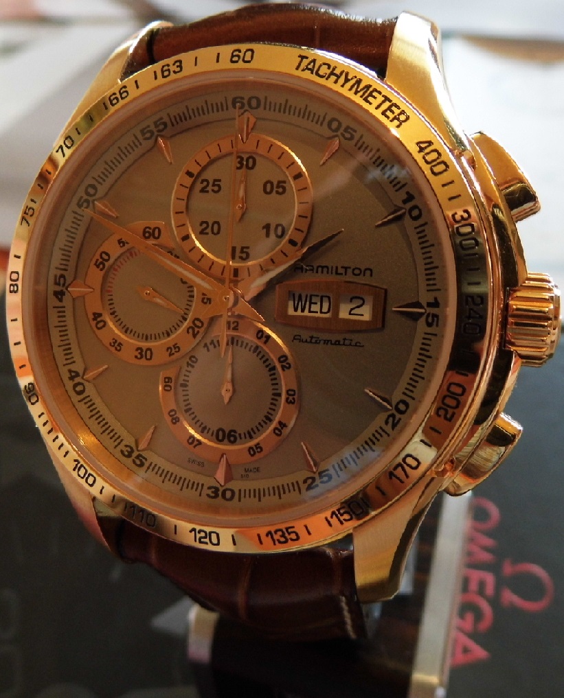 Hamilton Jazzmaster Lord Chronograph, Silver Dial, Leather Strap