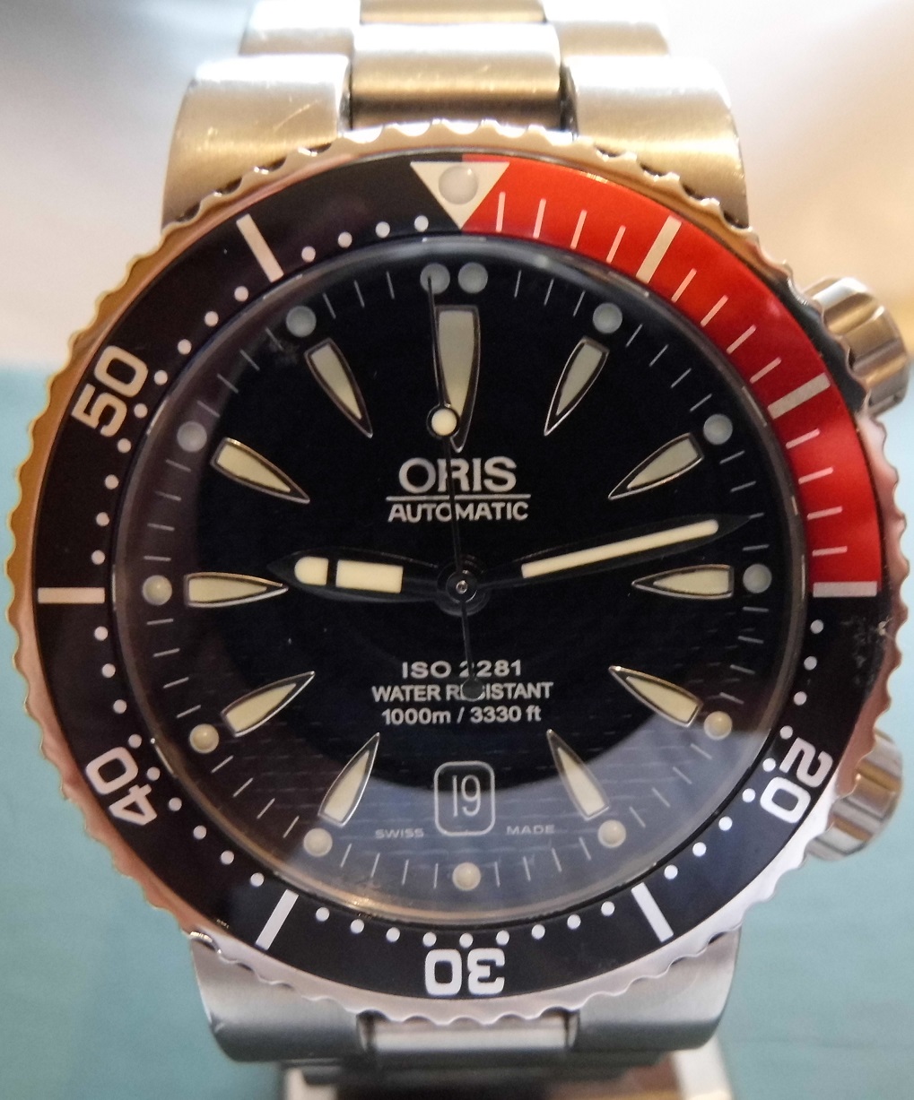 Oris TT1 Divers Titanium, Black Dial, Titanium Bracelet & Strap