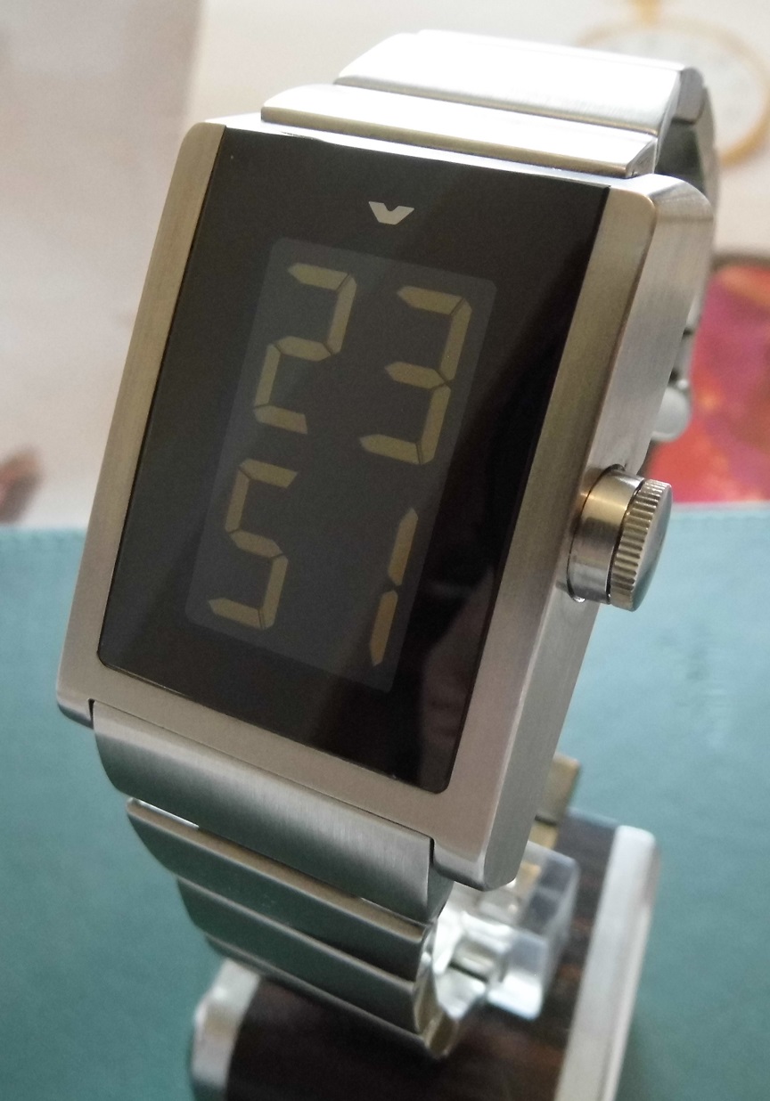 Ventura Sparc Digital, Black Dial, Stainless Steel Bracelet