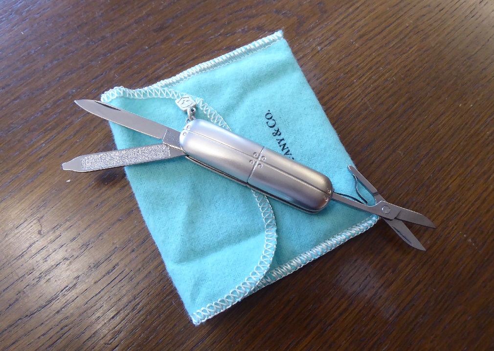 A Tiffany & Co Streamerica Sterling Silver Pen Knife