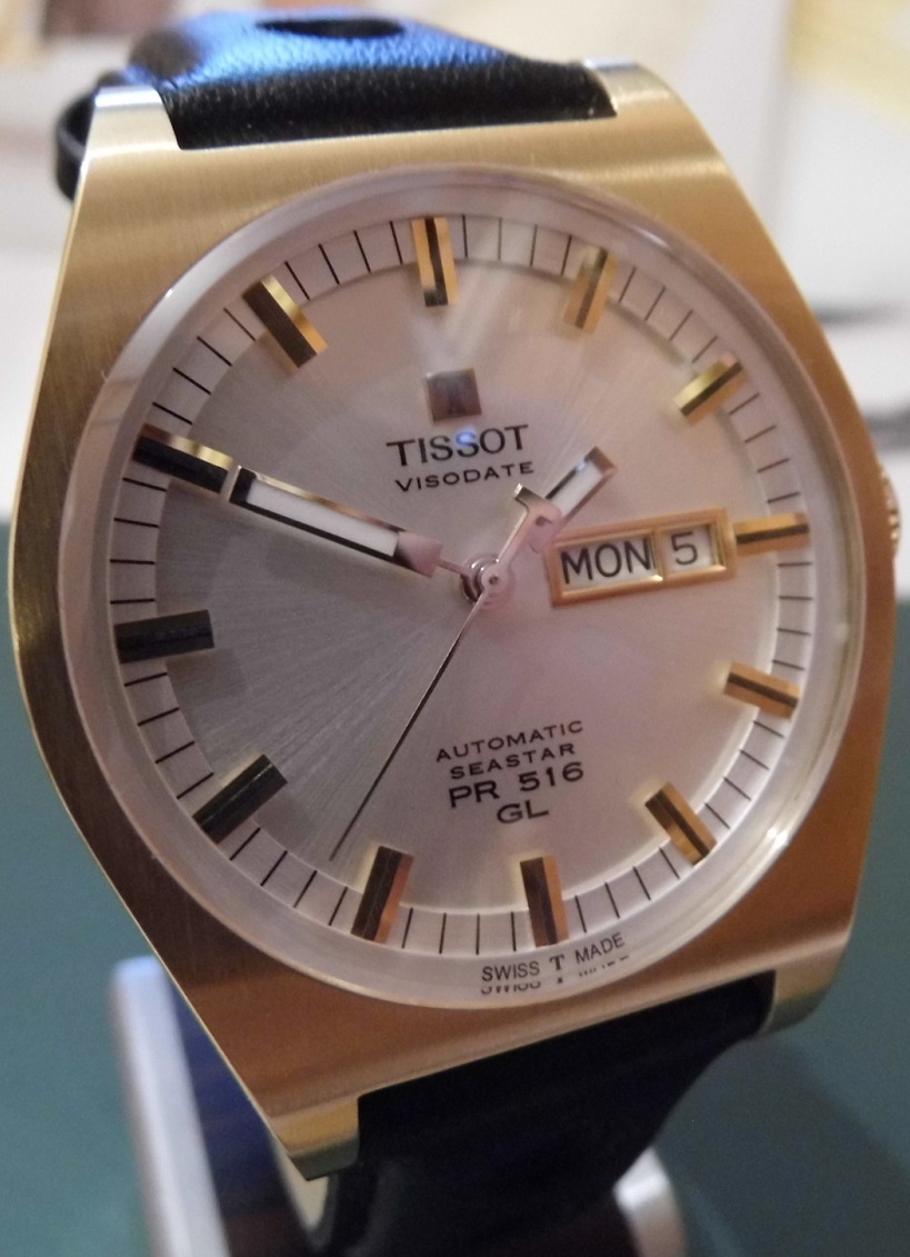 Tissot Heritage PR 516 Auto, Silver Dial, Strap & Bracelet