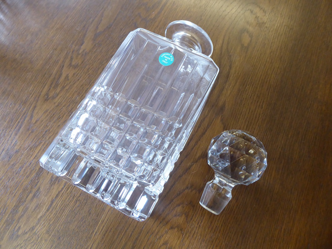 A Tiffany & Co Whisky Decanter & Tumblers