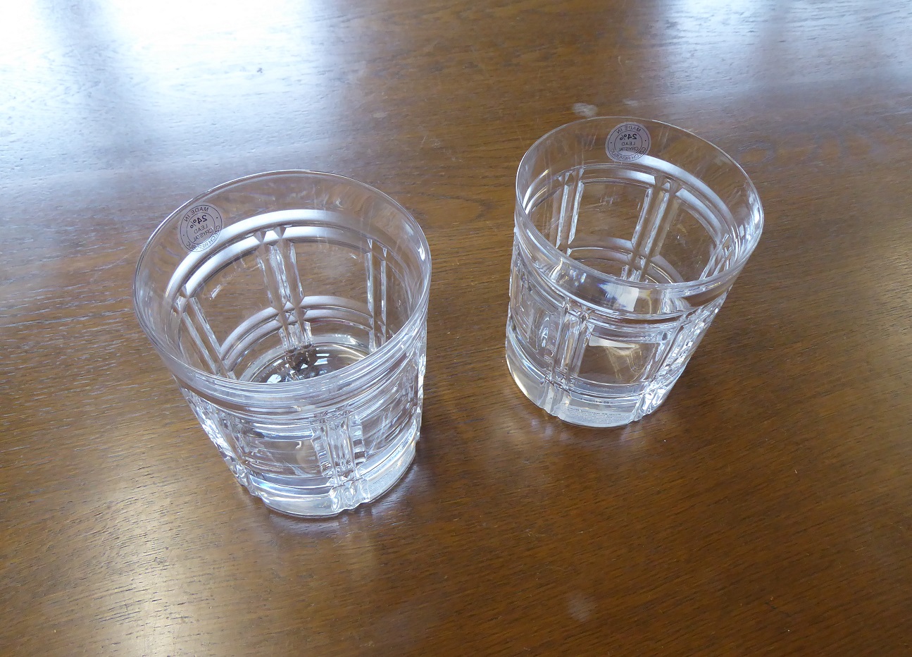 Ralph Lauren Greenwich Double Old Fashioned Glass Tumblers