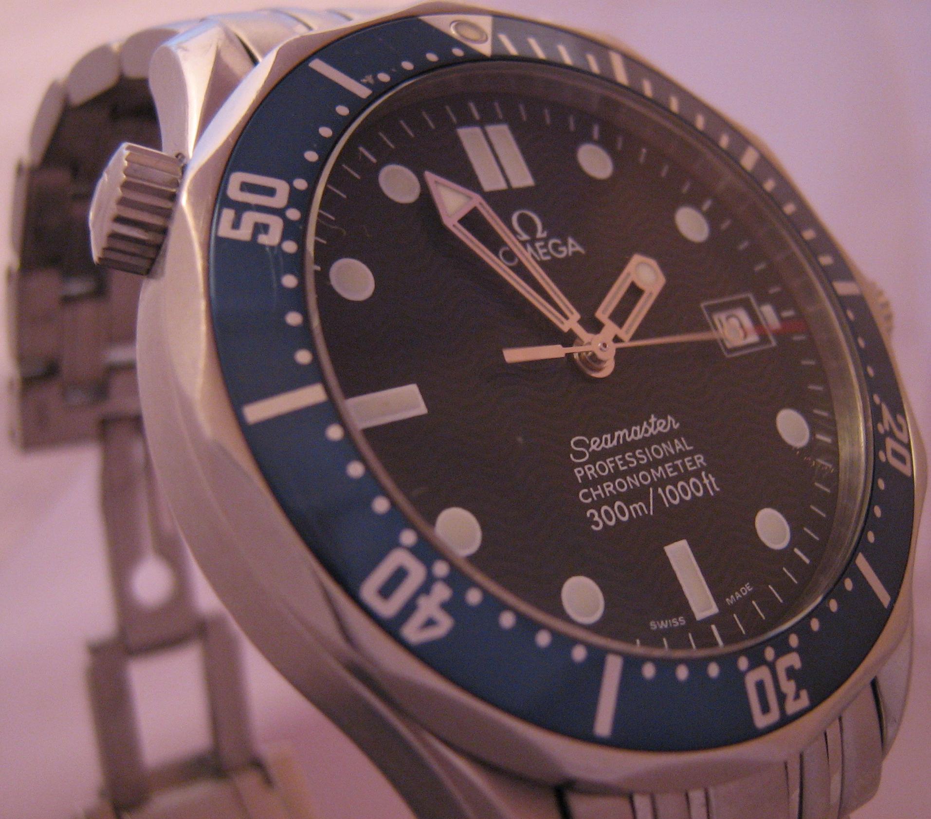 Omega Seamaster Professional, Blue Dial With Stainless Steel Bracelet