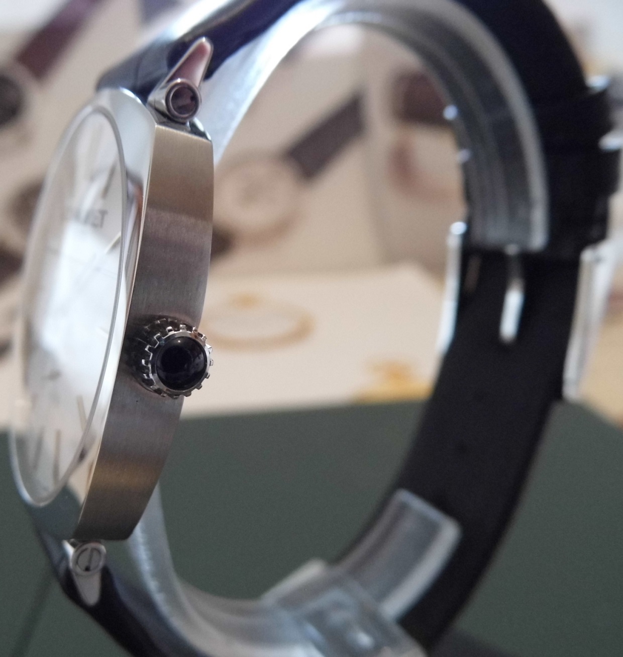 Chaumet Dandy The Pearl, White Dial, Leather Strap