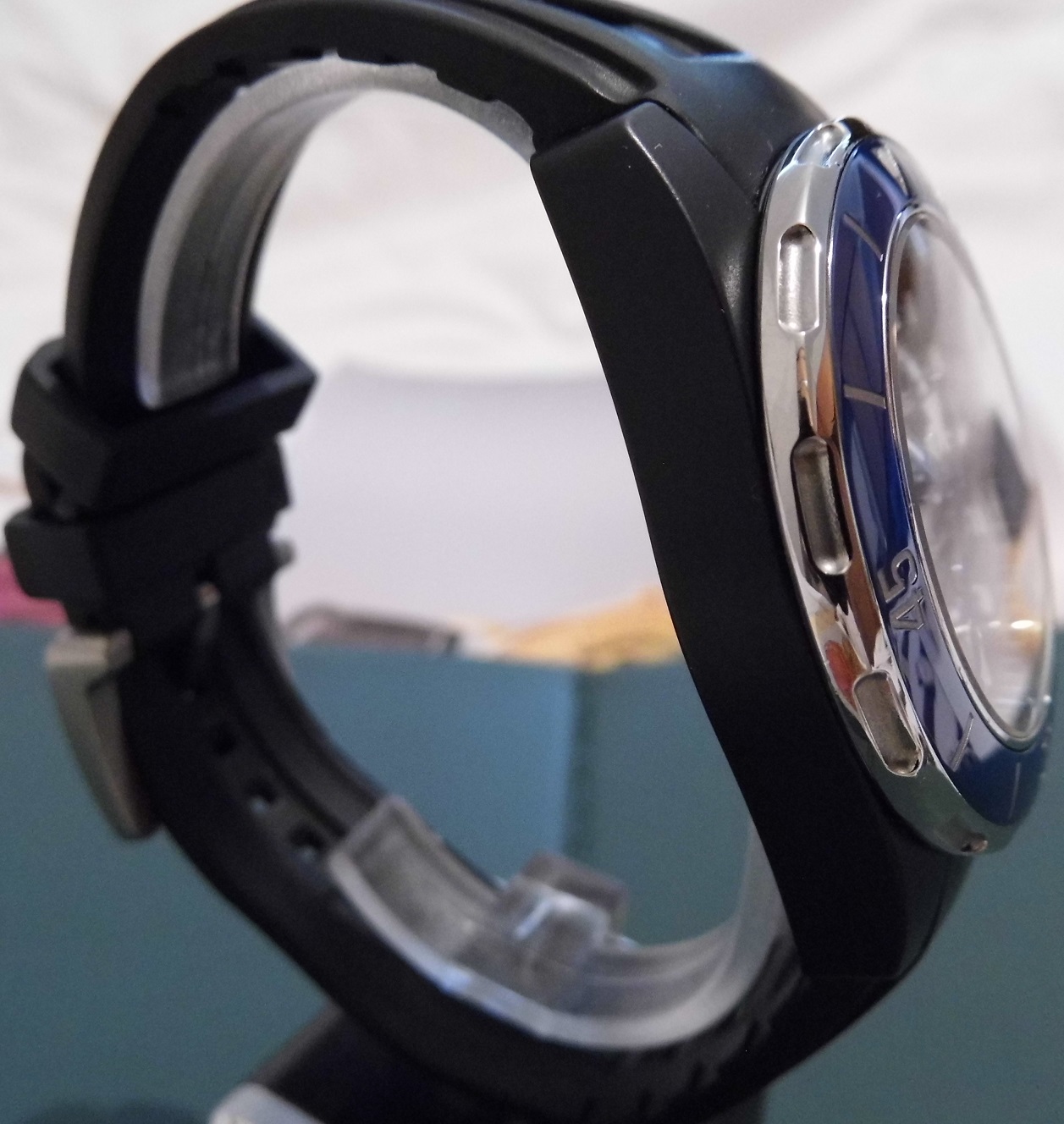 Chanel J12 Marine, Black Dial, Black Rubber Strap