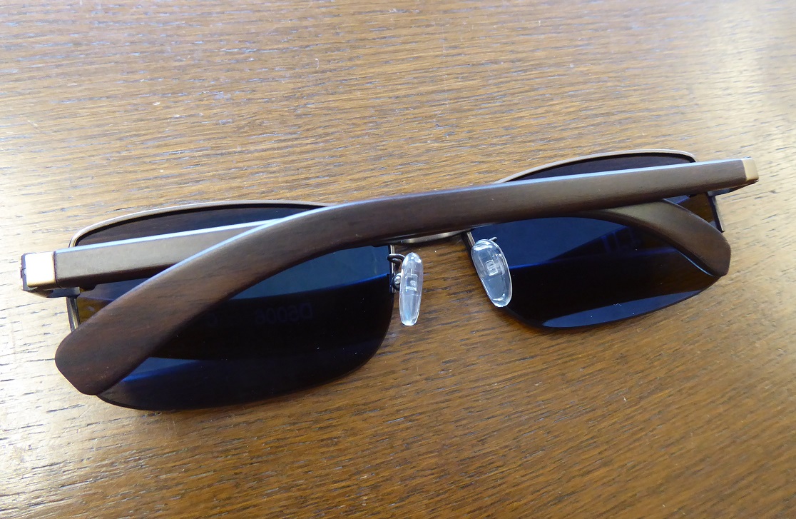 Alfred Dunhill Wooden Temple Sunglasses