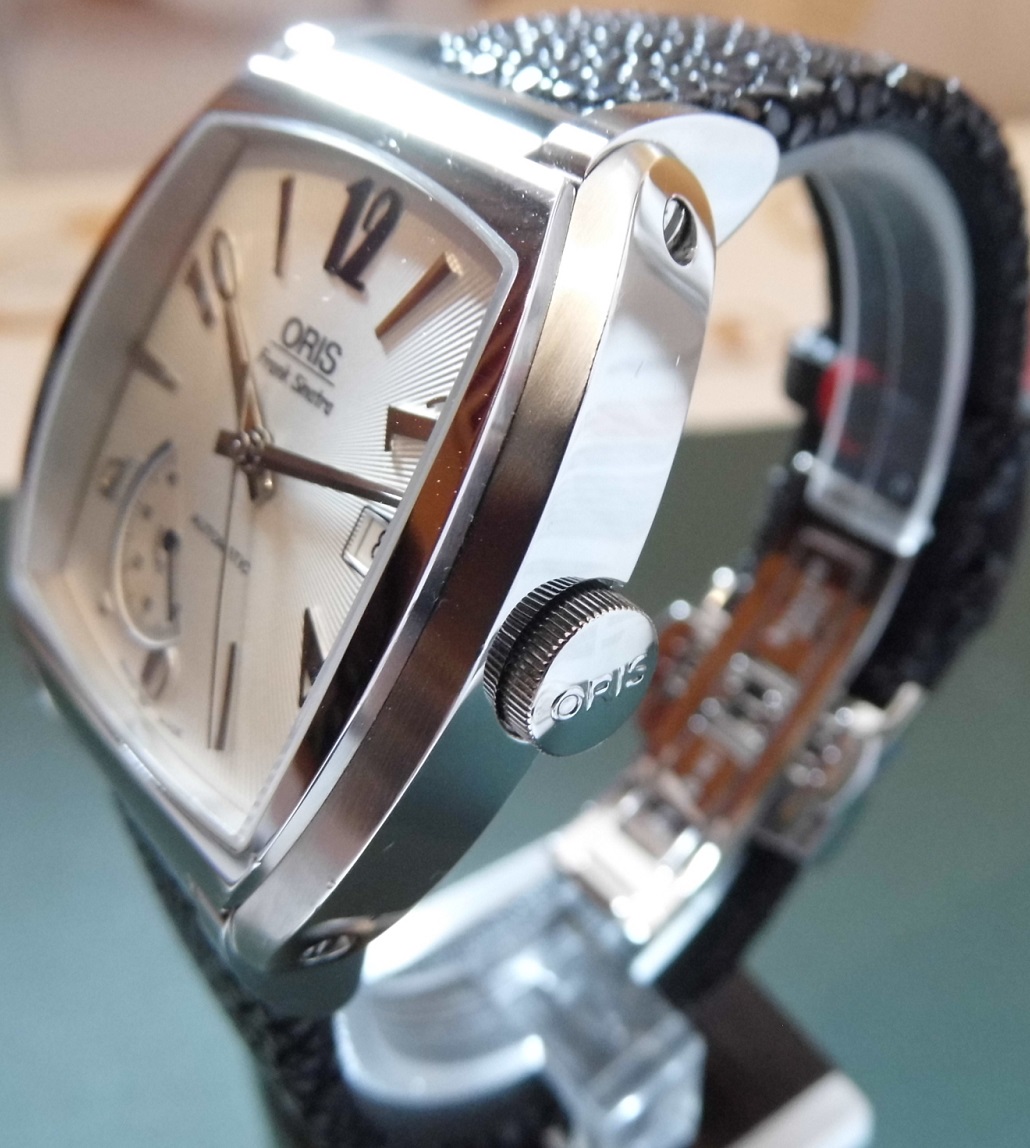 Oris Frank Sinatra Power Reserve Ltd Edition, Silver Dial With Stingray Leather Strap