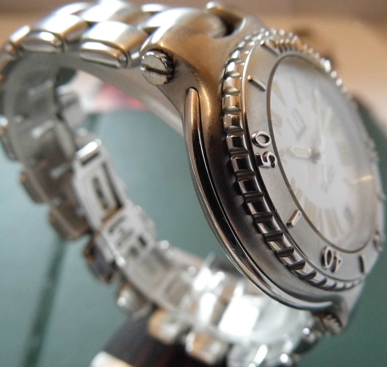 Alfred Dunhill Sport Diver, White Dial, Steel Bracelet