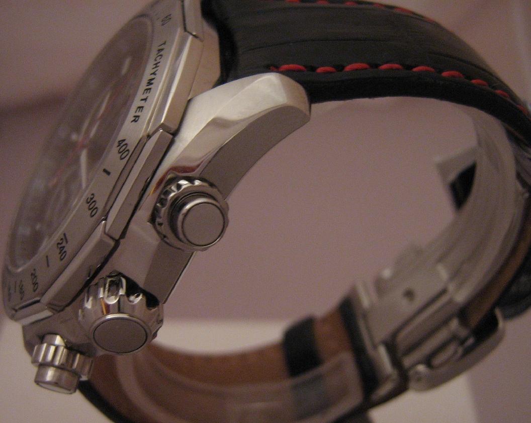 Cititzen Eco Drive Signature Flyback, Black Dial With Leather Strap 