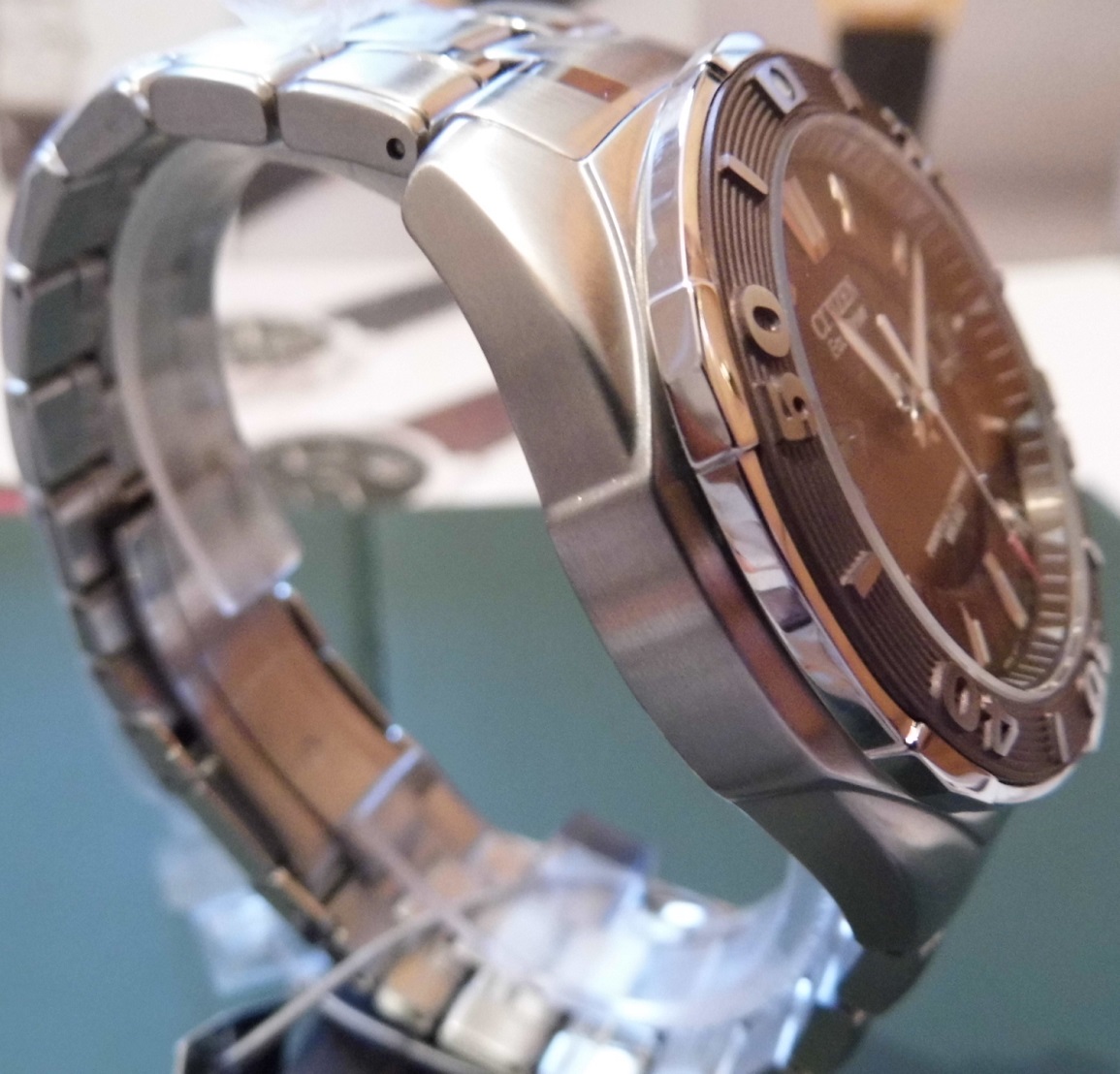 Citizen Signature Perpetual Calendar Diver, Brown Dial, Bracelet