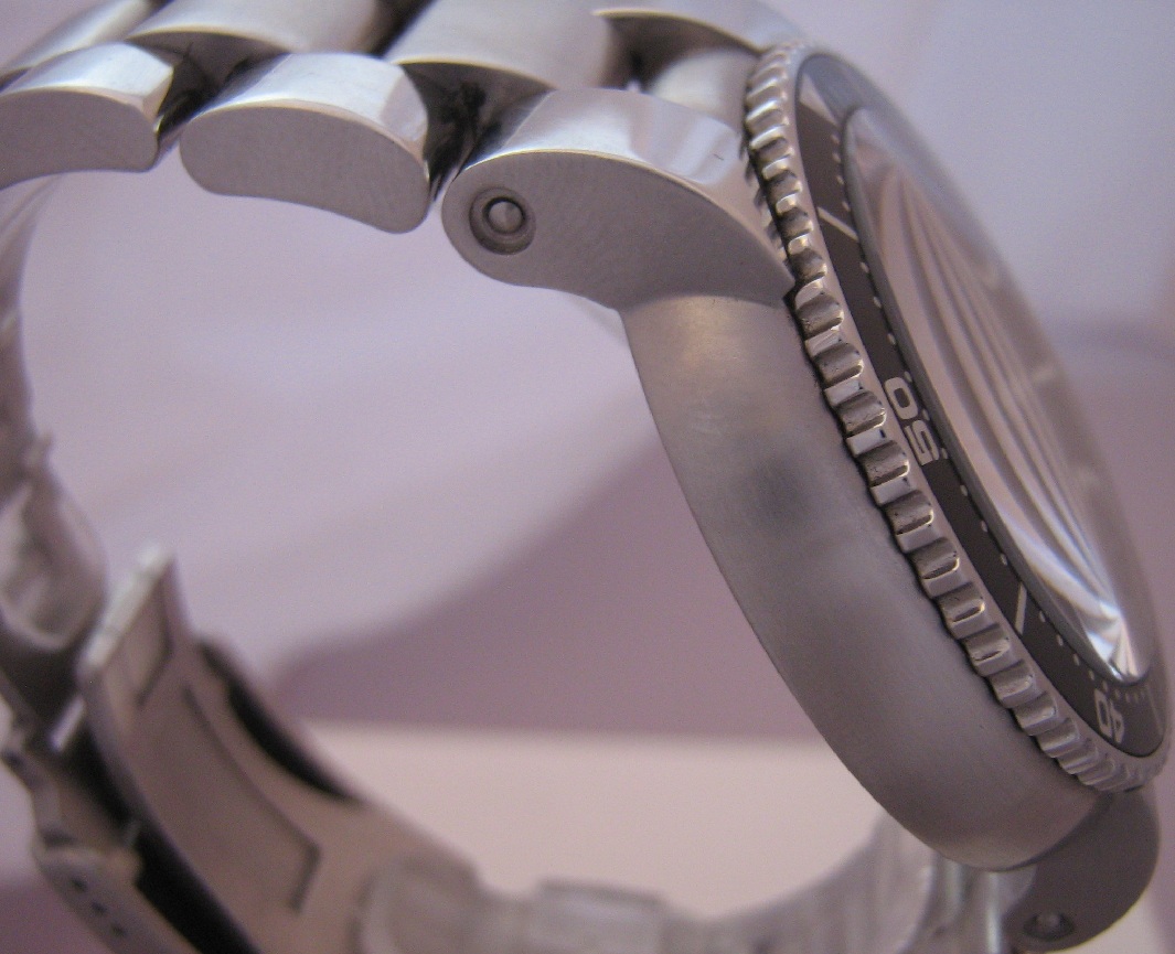 Oris TT1 Divers Watch, Black Dial With Steel Bracelet