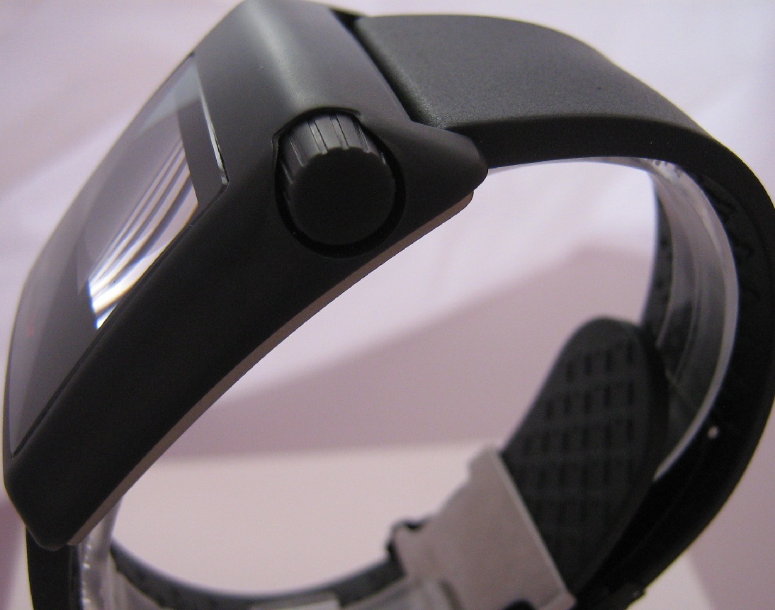 Ventura V-tec Kappa Digital Watch, Black Dial With Rubber Strap