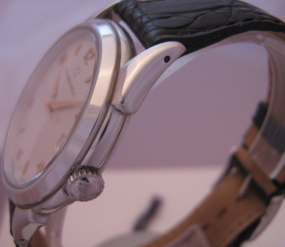 Eterna Les Historiques 1948, Silver Dial, Leather Strap