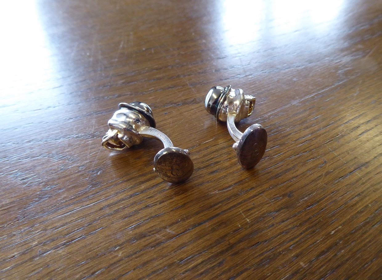 Links Of London Sterling Silver Skull Cufflinks