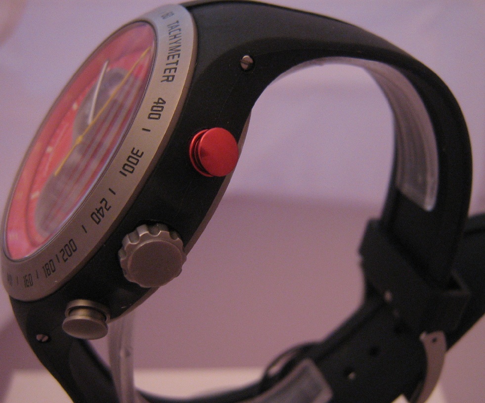 Scuderia Ferrari Jumbo Red Chronograph, Red Dial, Rubber Strap