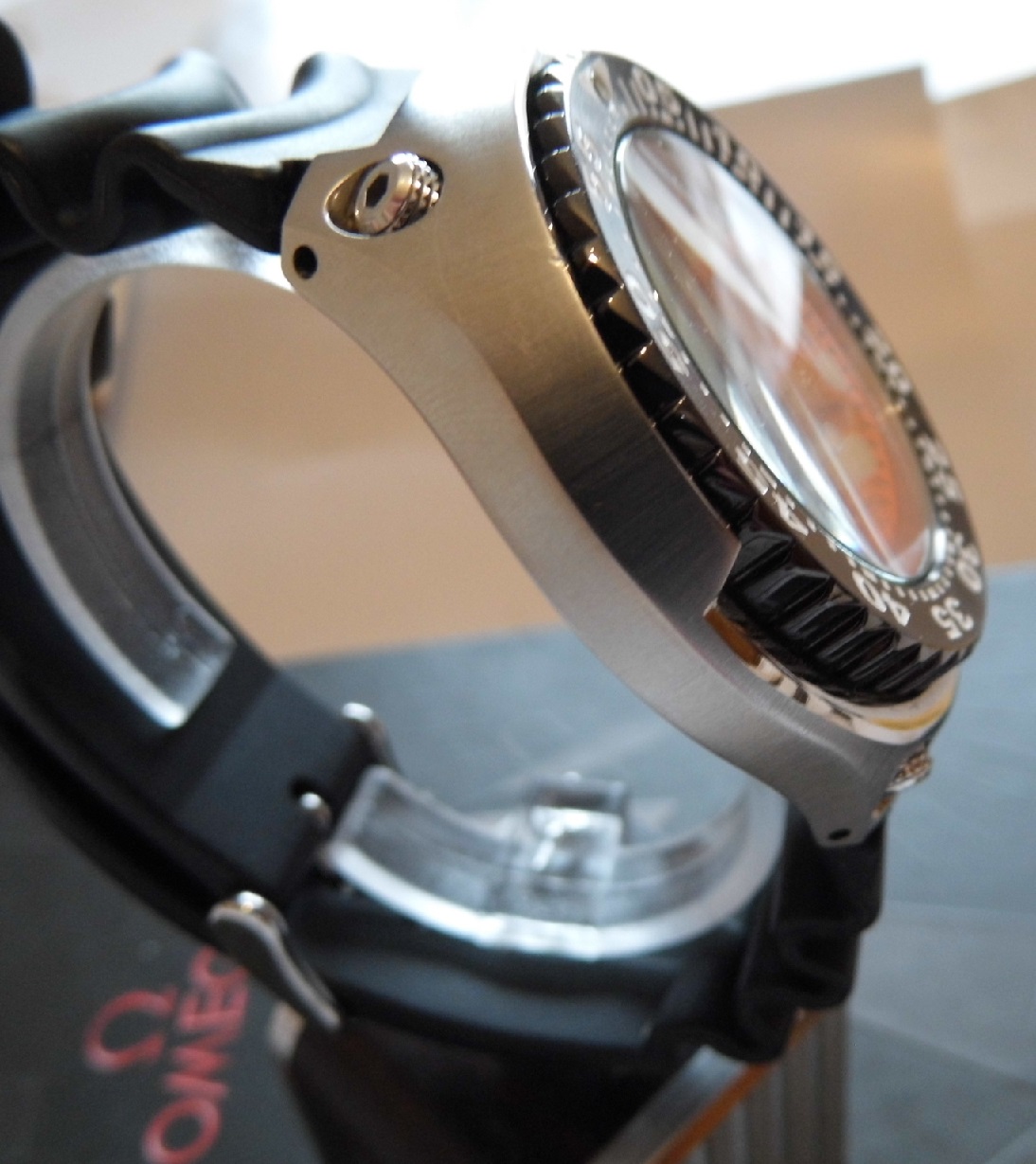 Seiko Diver Sawtooth, Orange Dial, Rubber Strap & Steel Bracelet