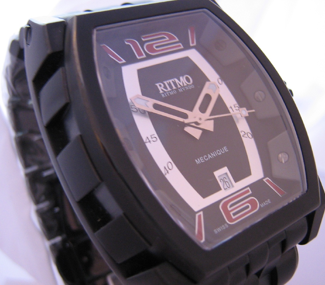 Ritmo Mvndo Impero, Black Dial With Black Steel Bracelet