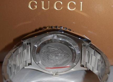 Gucci Pantheon Divers Watch, Blue Dial With Stainless Steel Bracelet