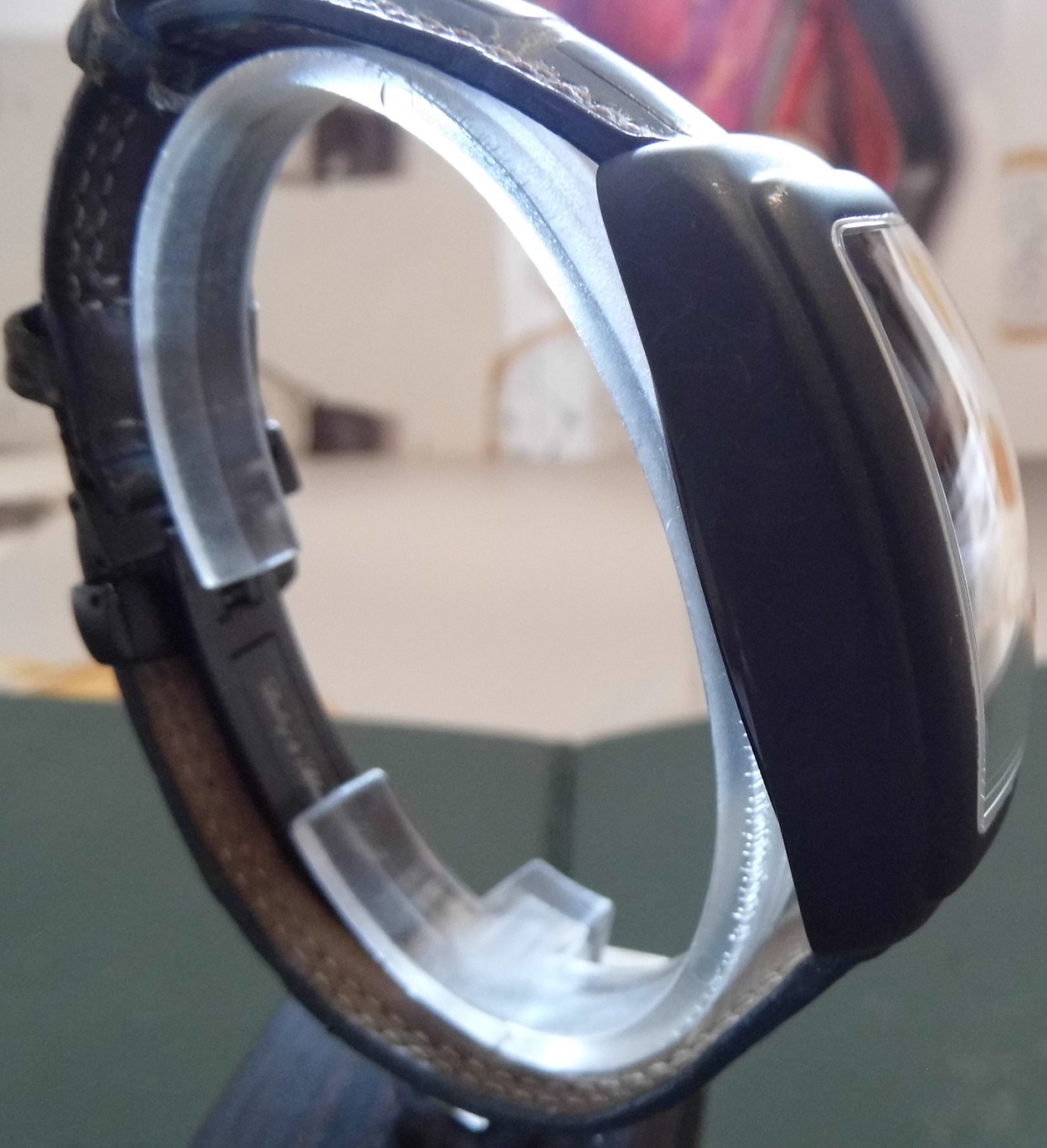 Dubey & Schaldenbrand Aquadyn Militaire, Black Dial With Leather Strap