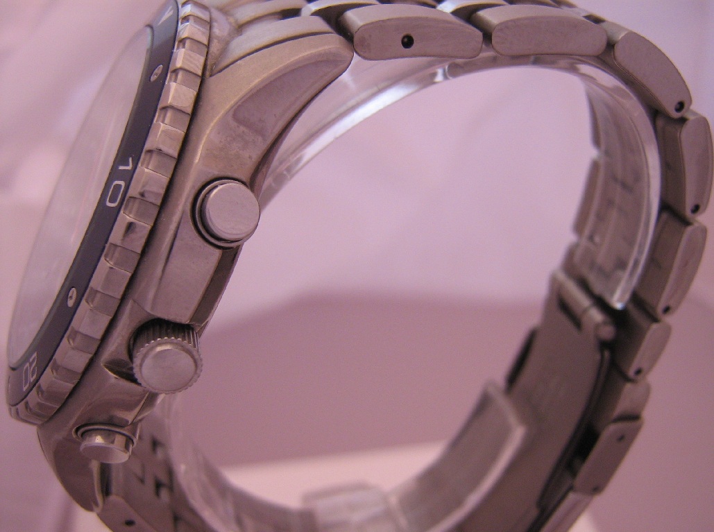 Citizen Eco Drive Perpetual Calendar Titanium, Blue Dial With Bracelet