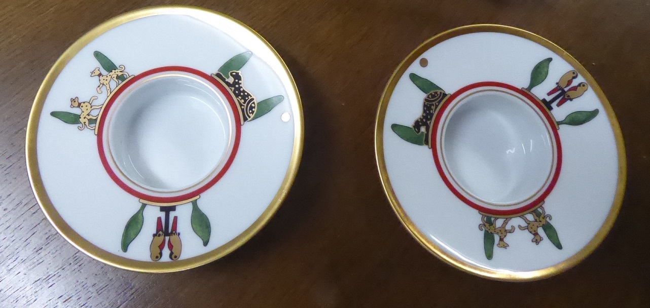 Les Maisons de Cartier Limoges Votive Candle Holders