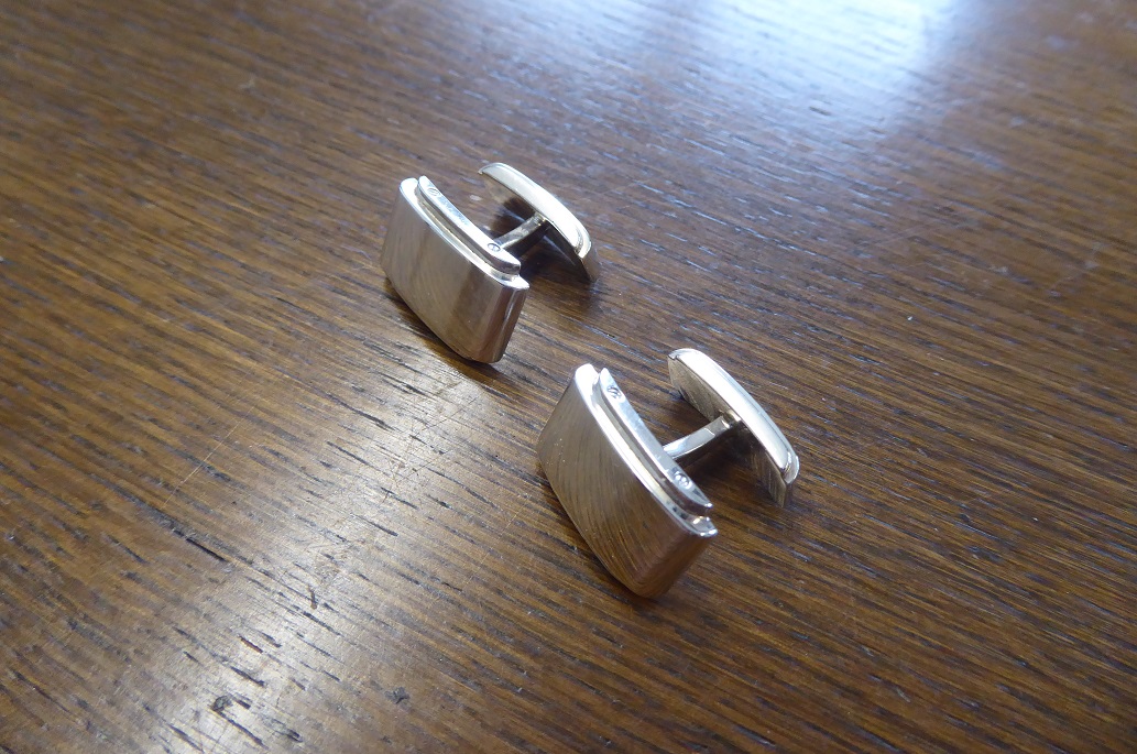 Tiffany & Co Metropolis Sterling Silver Cufflinks