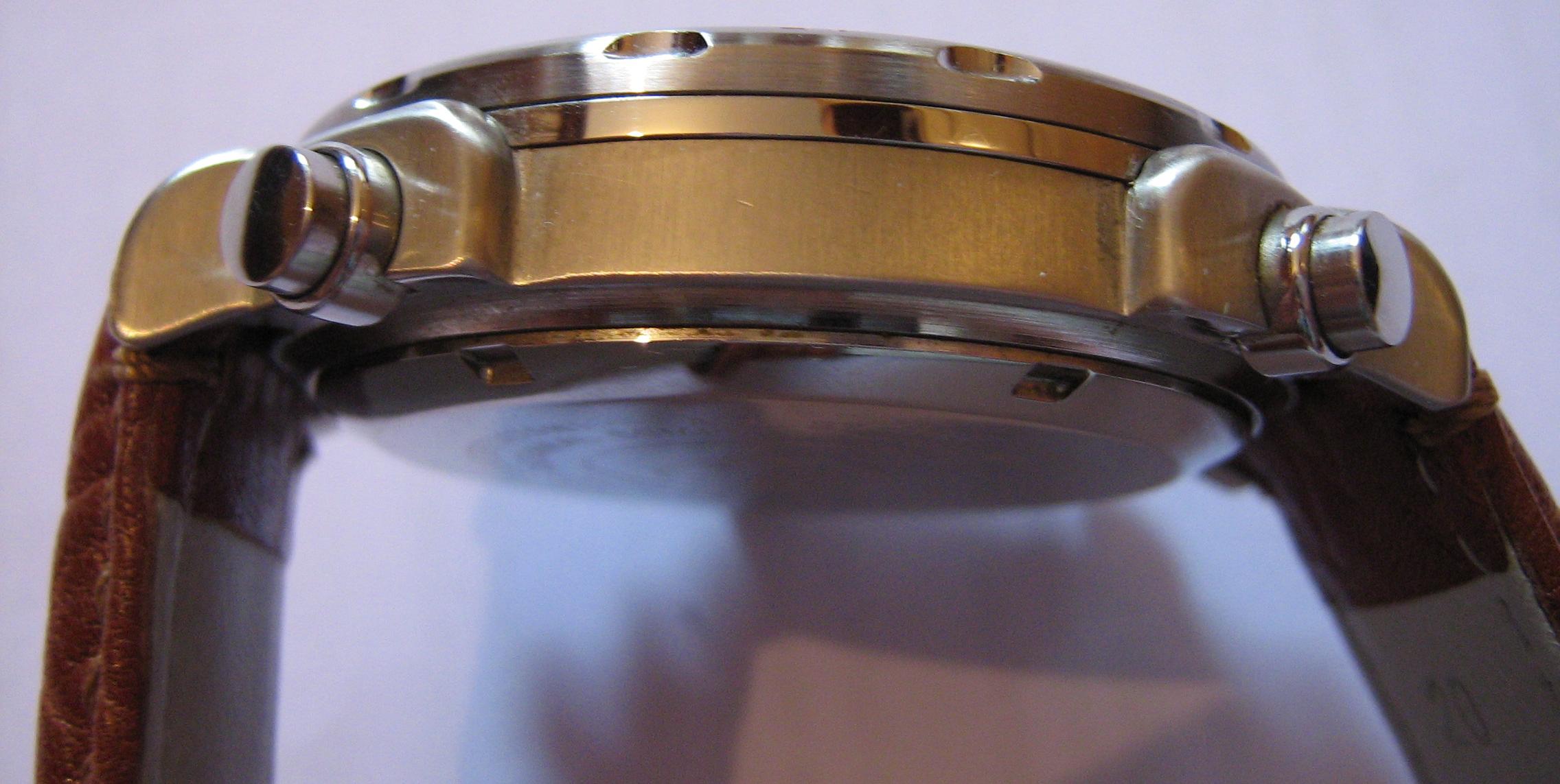 Oris Automatic Players Watch, White Dial With Leather Strap