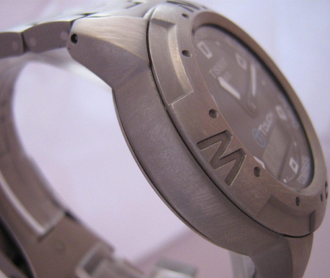 Tissot T Touch Titanium, Black Dial With Titanium Bracelet