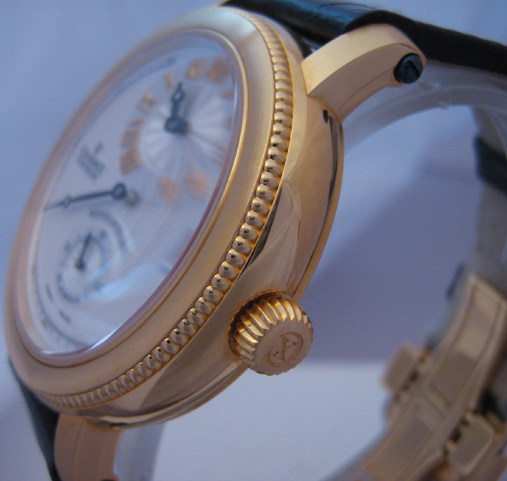 Charmex Jubile Regulateur, Silver Dial With Leather Strap