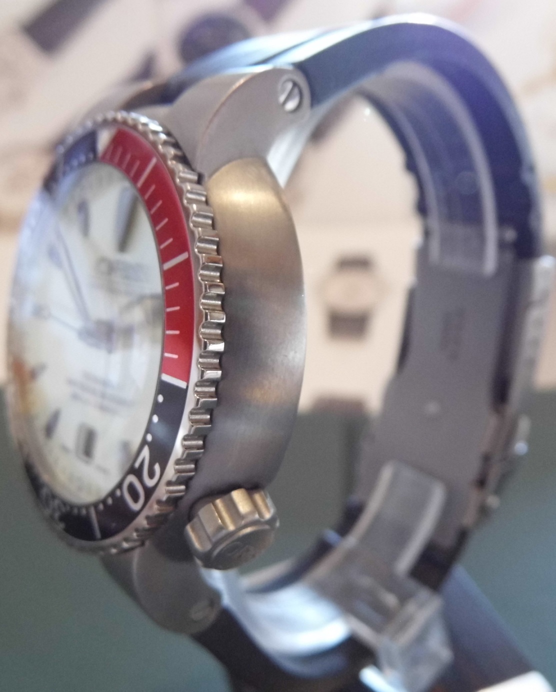 Oris TT1 300M Titanium Divers, Lume Dial, Strap 