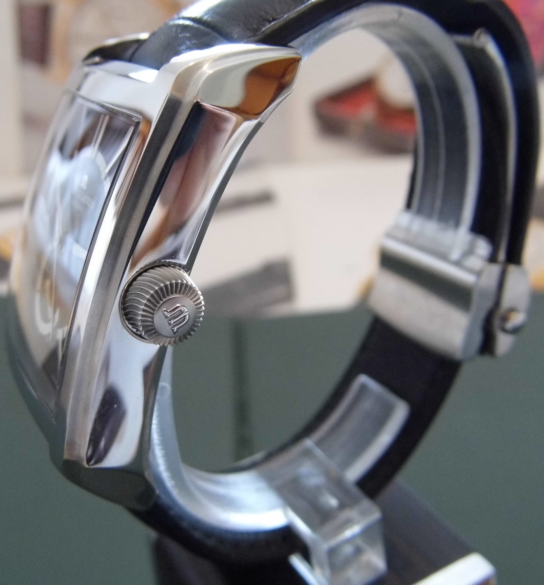 Maurice Lacroix Pontos Reserve De Marche, Black Dial, Leather Strap