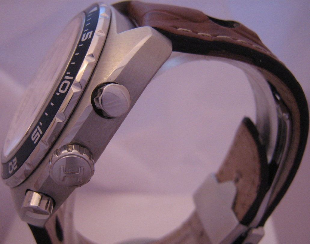 Hamilton Pan Europ 1971 Chronograph, Blue Dial, Leather Strap