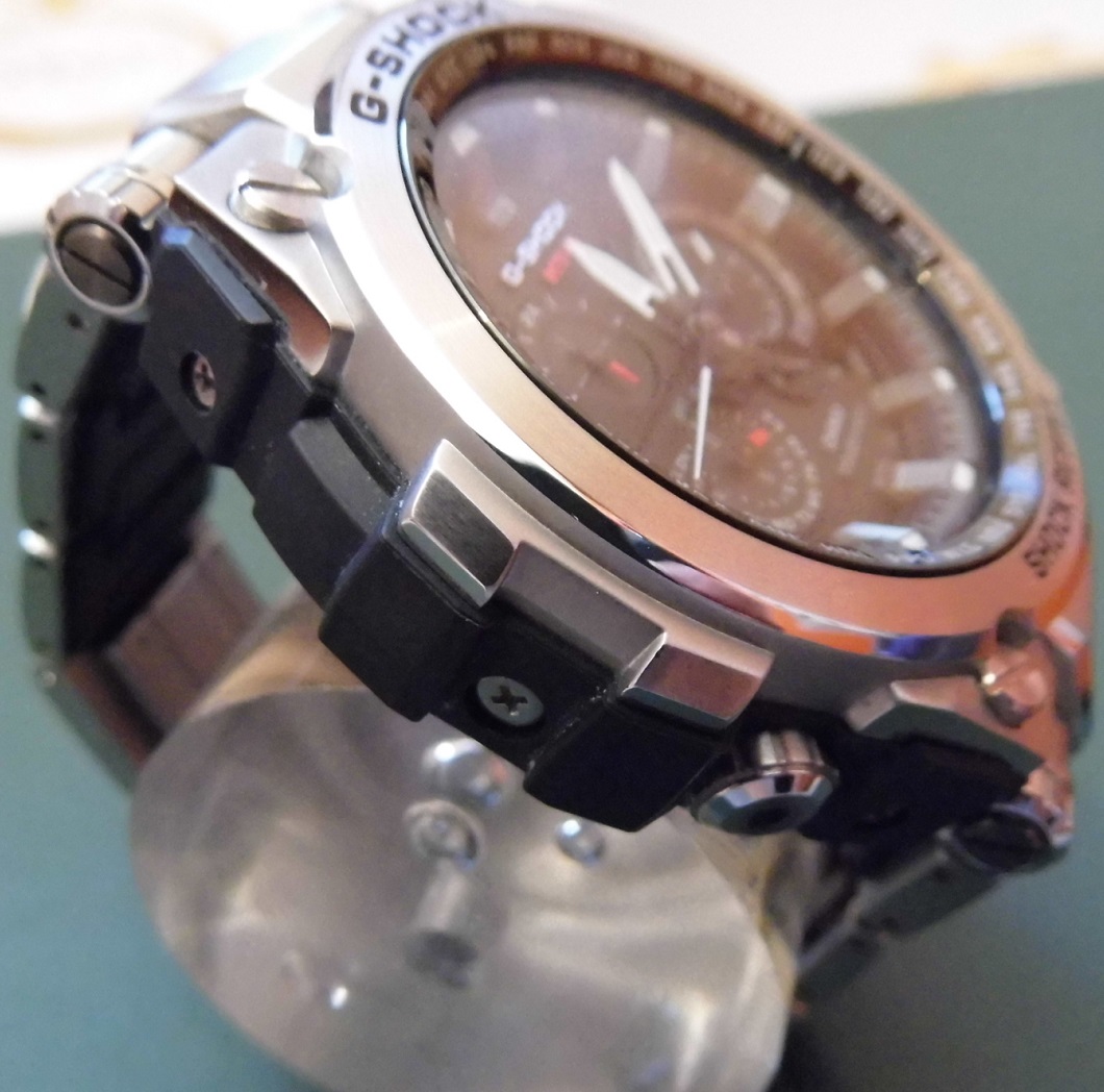 Casio G Shock MTGS1000D, Black Dial, Steel Bracelet