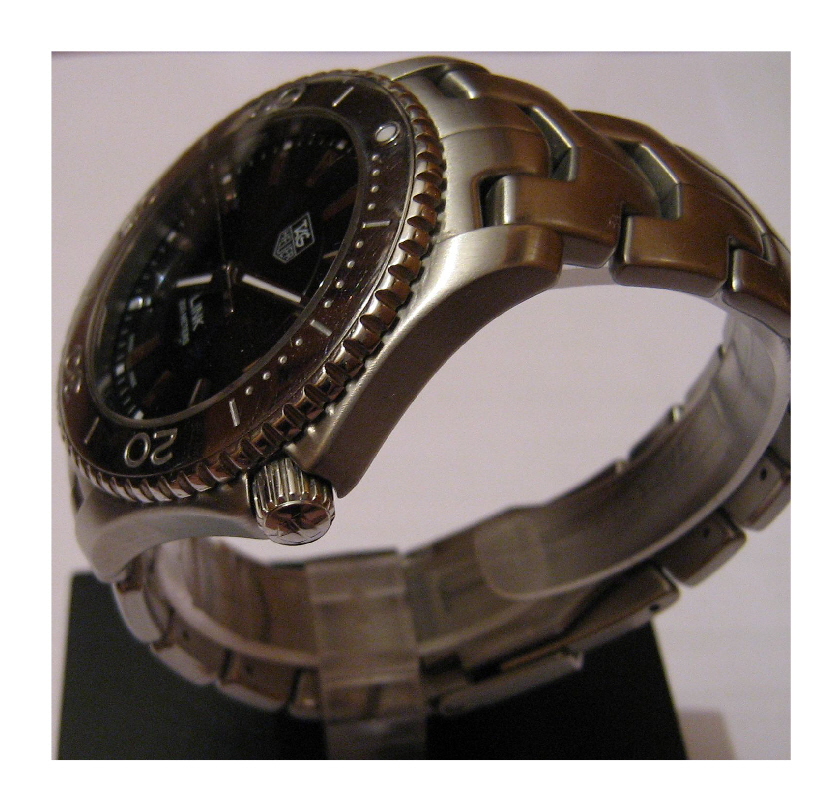 Used Tag Heuer Link Quartz Watch, Blue Dial With Steel Bracelet