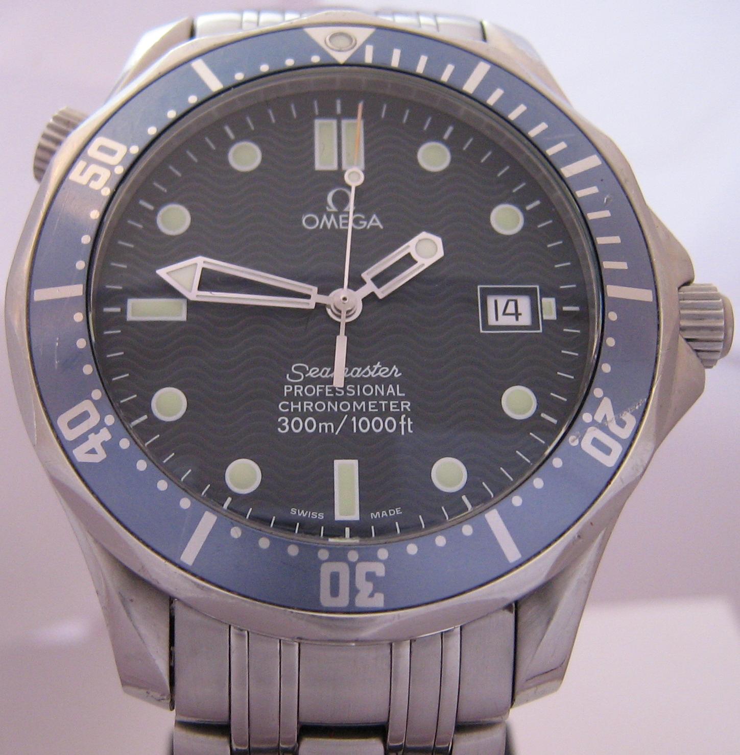 Omega Seamaster Professional, Blue Dial With Stainless Steel Bracelet