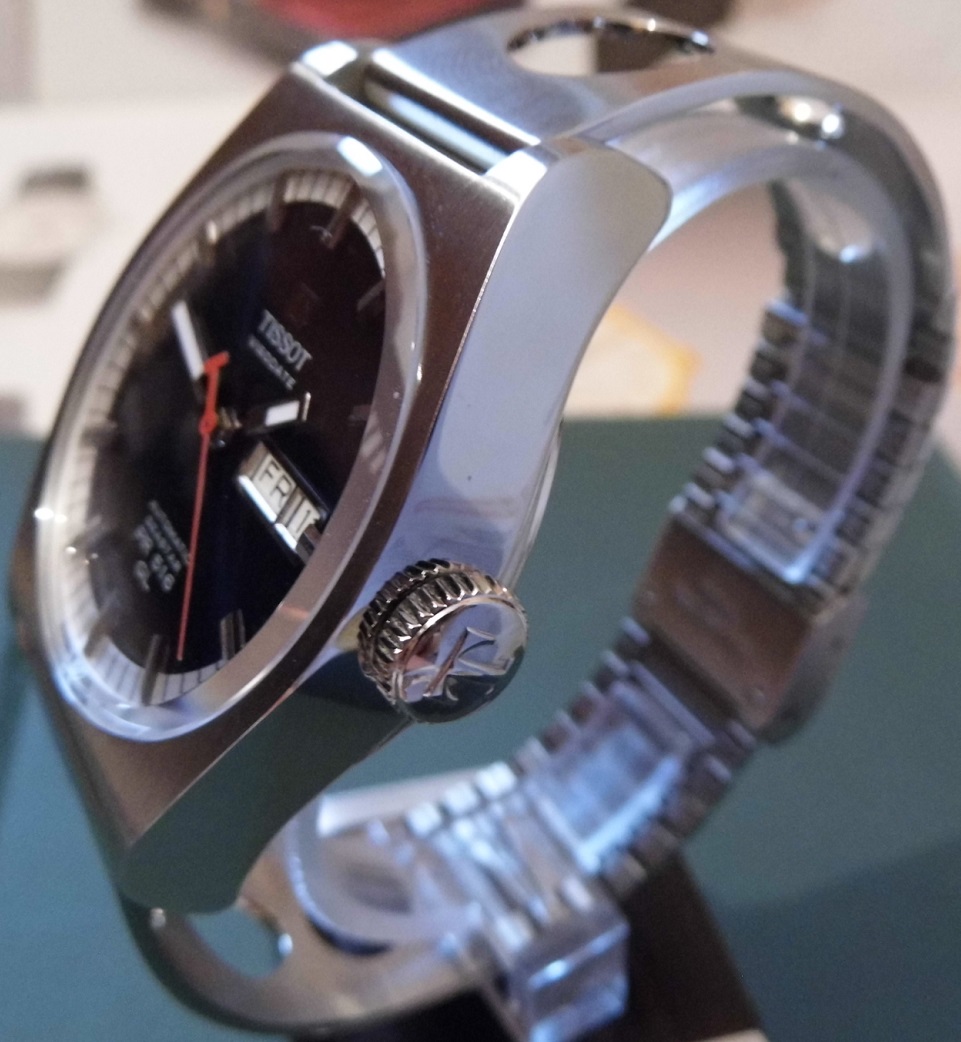 Tissot Heritage PR 516 Auto, Blue Dial, Steel Bracelet