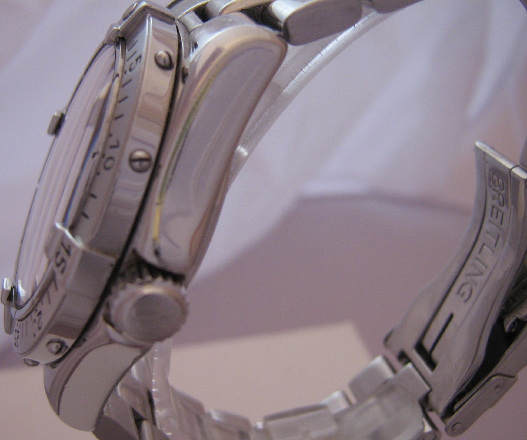 Breitling Superocean Automatic, Black Dial, Stainless Steel Bracelet