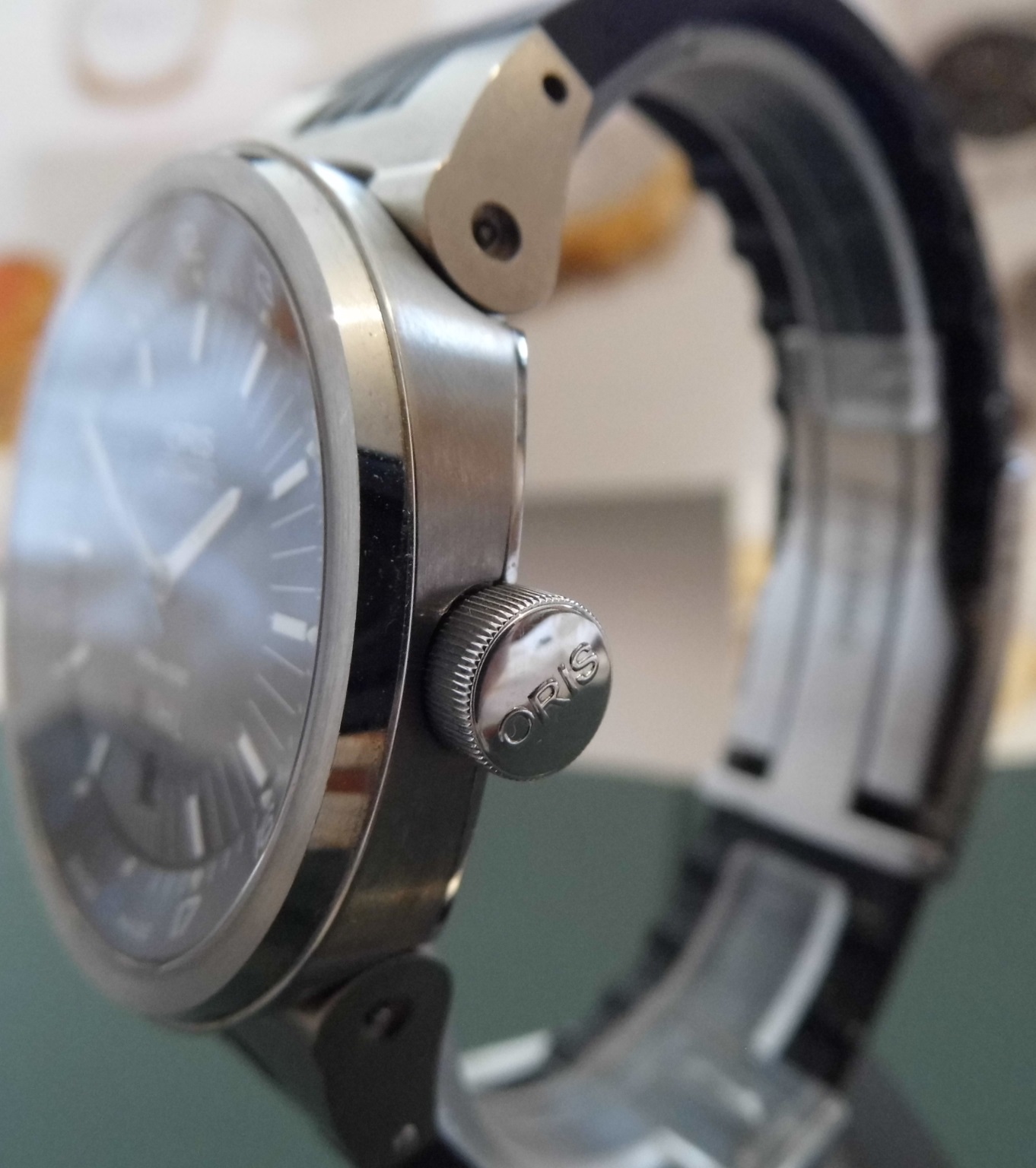 Oris Nico Rosberg Limited Edition, Black Dial, Rubber Strap