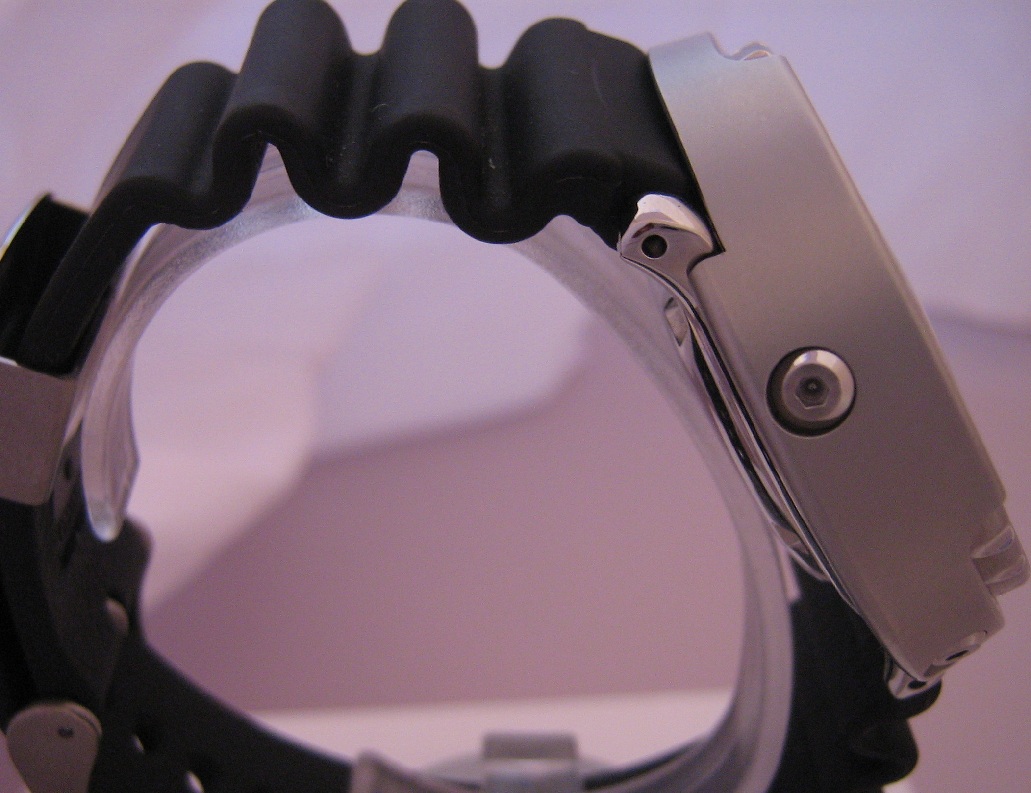 Seiko Marine Master Prospex SBN007, Black Dial, Rubber Strap