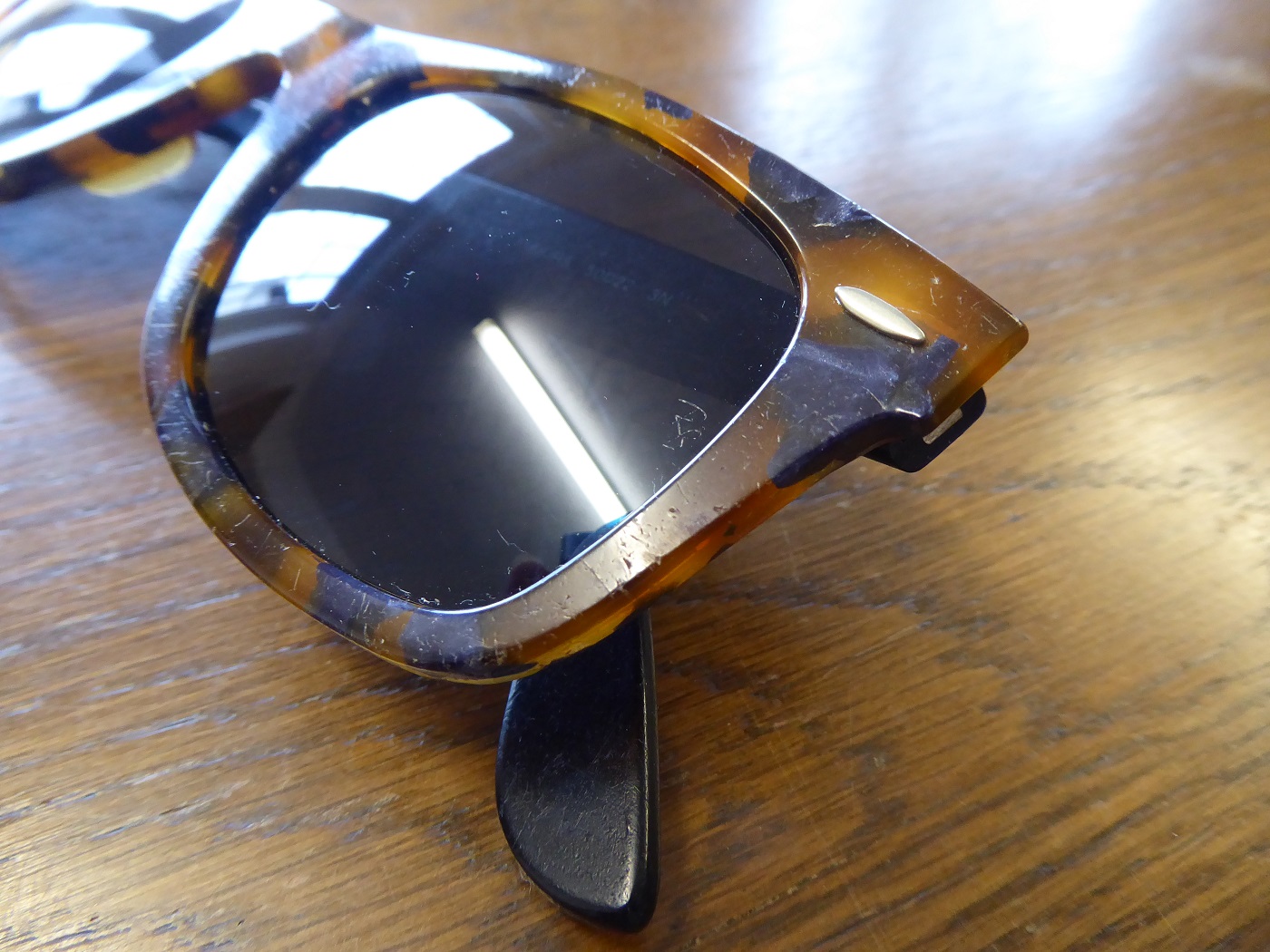 Ray Ban Wayfairer Distressed Sunglasses