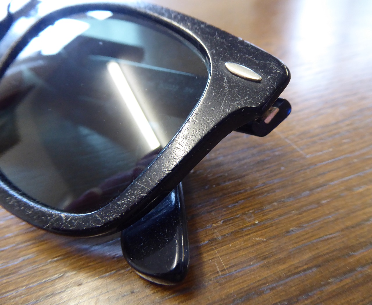 Ray Ban Wayfairer Distressed Sunglasses