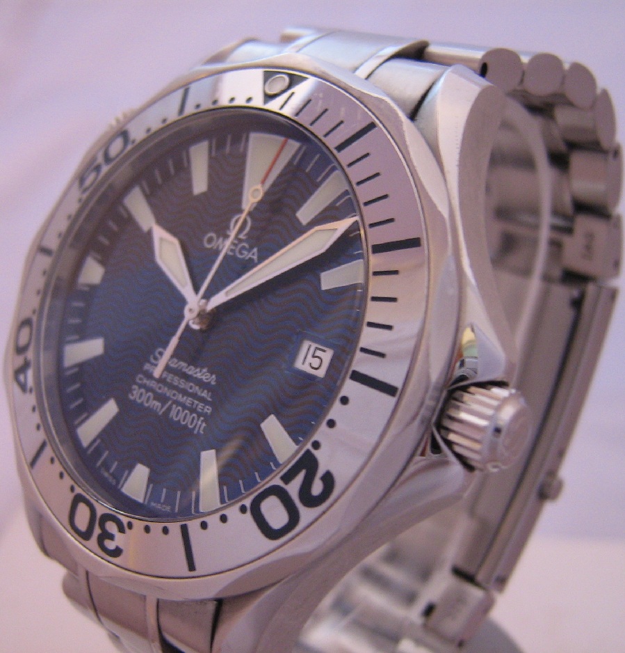 Omega Seamaster Professional, Blue Dial With Stainless Steel Bracelet