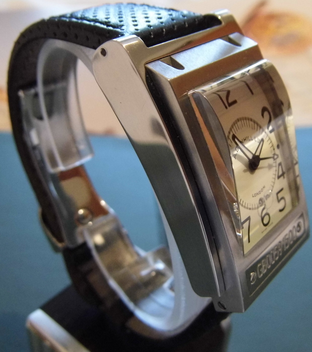 Alfred Dunhill Carwatch, White Dial With 3 Straps